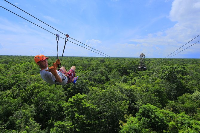 ATV Single & Zip Line from Cancun - Riding a 400cc Can-Am ATV