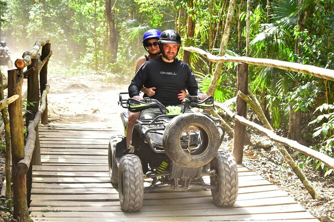 ATV Tour, Zip Lines, Horseback Riding, Cenote and Tequila Tasting - Horseback riding through the trees