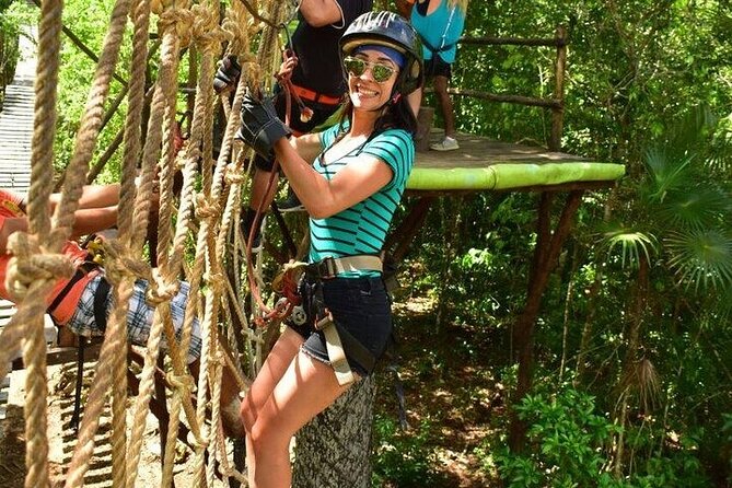 ATV Tour, Zip Lines, Horseback Riding, Cenote and Tequila Tasting - The cenote: cool water and a short thrill