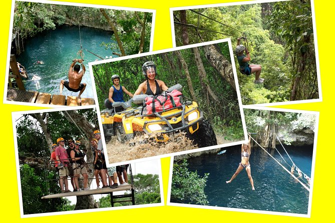 ATV, zip lines and cenote - Food, water, and what the $75 covers