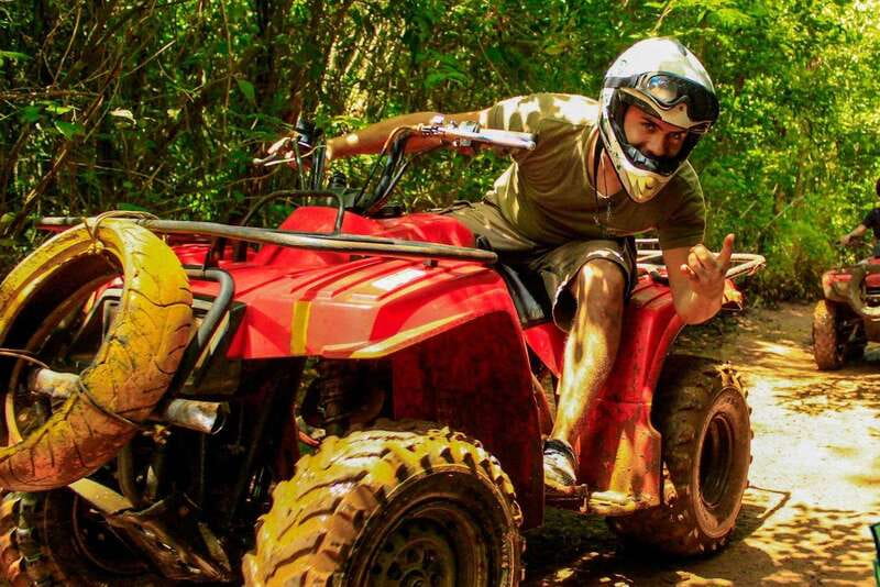 Atv , Zipline and cenote swim experience in the jungle! - Shared ATVs on a Guided Jungle Route