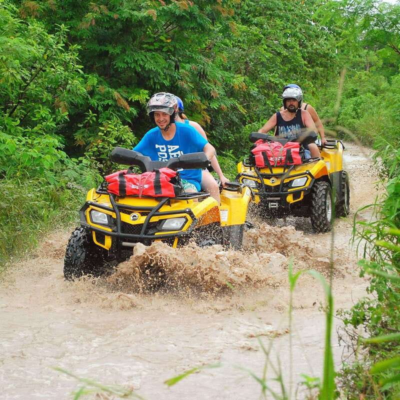Atv , Zipline and cenote swim experience in the jungle! - Hotel Pickup From Cancun and the Riviera Maya