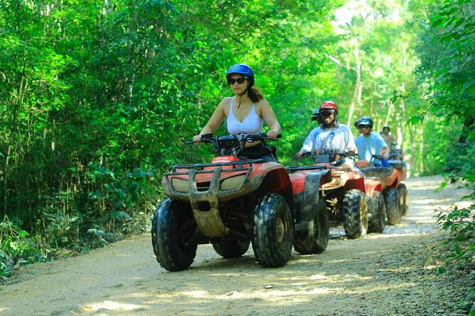 ATV, Zipline Circuit and Cenote Activities in Ruta de Los Cenotes - Cooling off in a natural cenote