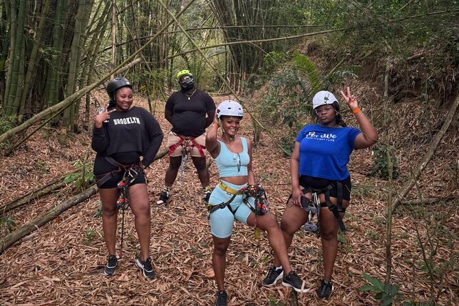 ATV Zipline Nature Walk Swing over Wishing River Kingston Jamaica - What the $100 price includes