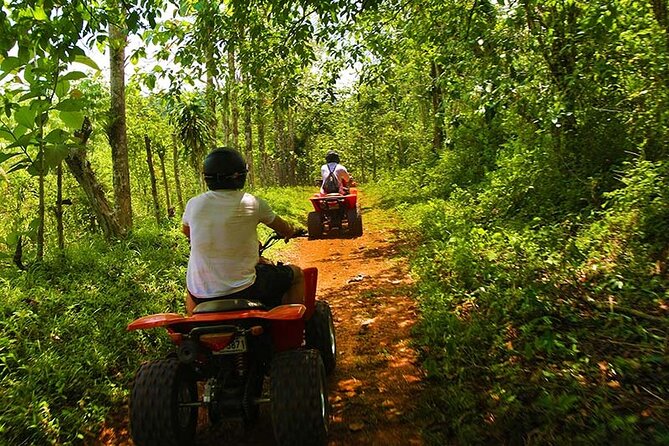 ATV + Zipline + Waterfall + Rainforest Lunch COMBO - One Jaco day, four different kinds of adventure