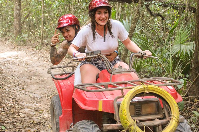 ATV, Ziplines and Cenote swim experience from Cancun or Riviera Maya - Swimming in a clear cenote