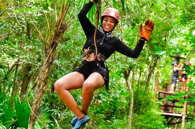 ATV, Ziplines and Mayan Cenote Extreme Experience - Ziplines add height and motion