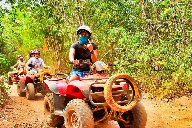 ATV, Ziplines and Mayan Cenote Extreme Experience - ATV riding with the right driving plan