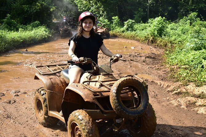 ATV, Ziplines, Tarzan Jump, Lunch and Transportation Day Tour - ATV riding on the funny circuit