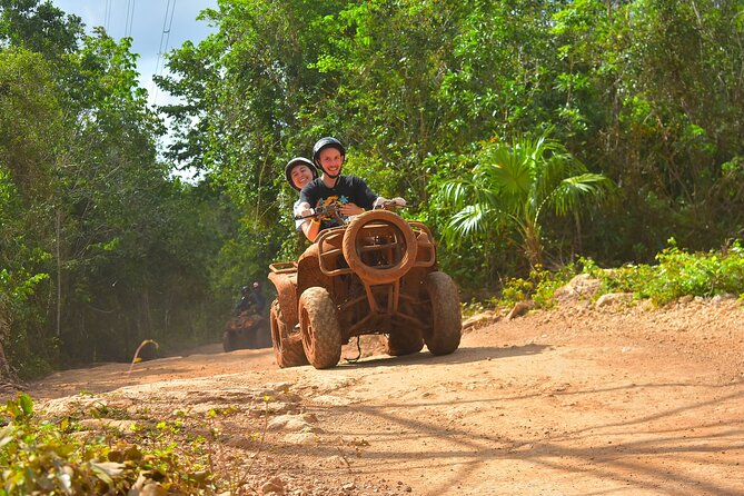 Awesome ATV experience in the jungle with cenote swim and ziplines included - From Cancun to the Cenotes Route
