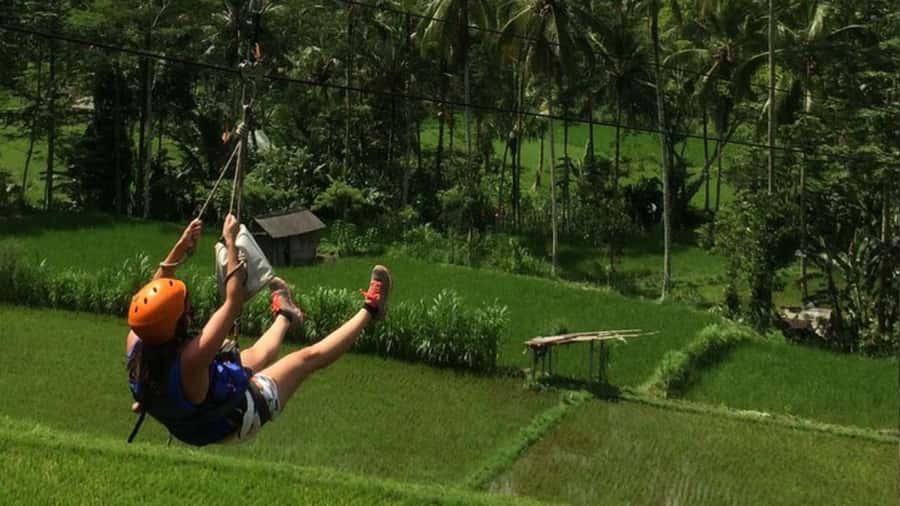 Bali Rafting: River Rafting with Zipline Down to the River - What happens before you board