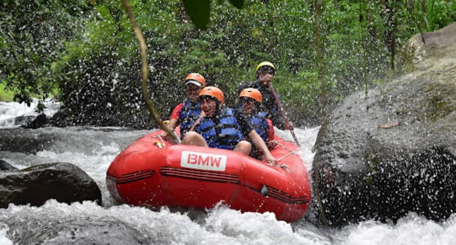 Bali Rafting: River Rafting with Zipline Down to the River - Reaching the river by steps or zipline