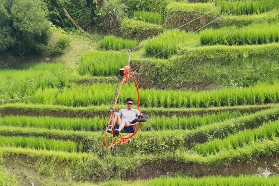Bali/Ubud: Swing, Zipline & SkyBike Rice Terrace Adventure - Seven photo stops, with practical expectations