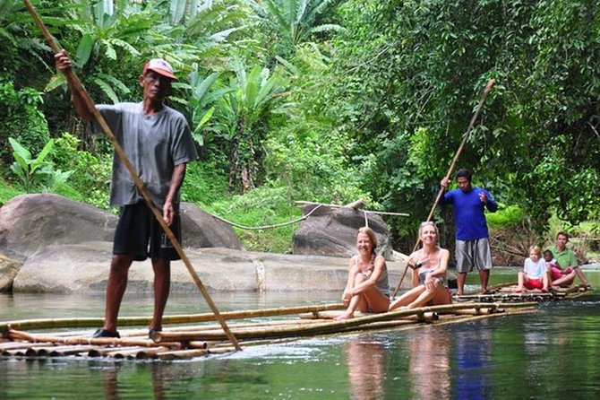 Bamboo Rafting, ATV Riding and Zip Line Tour From Phuket - Bamboo rafting through the Phang Nga jungle