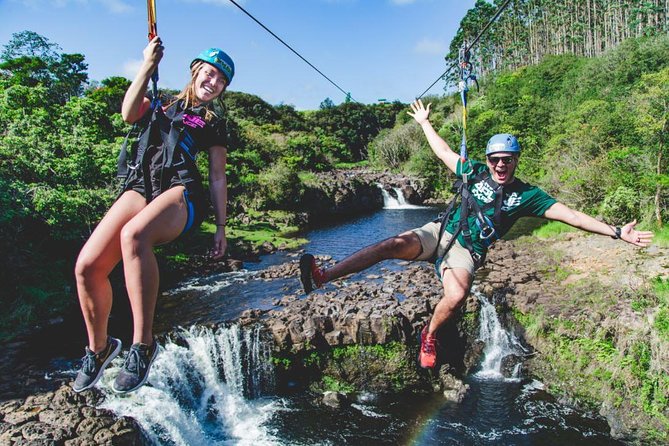 Big Island 9-Line Zipline Experience Plus Private Waterfall Swim - Key things to know before you book