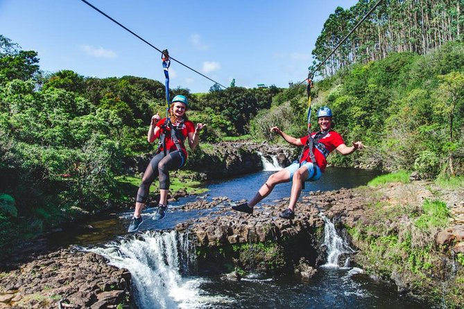 Big Island 9-Line Zipline Experience Plus Private Waterfall Swim - Starting at The Umauma Experience near Hilo
