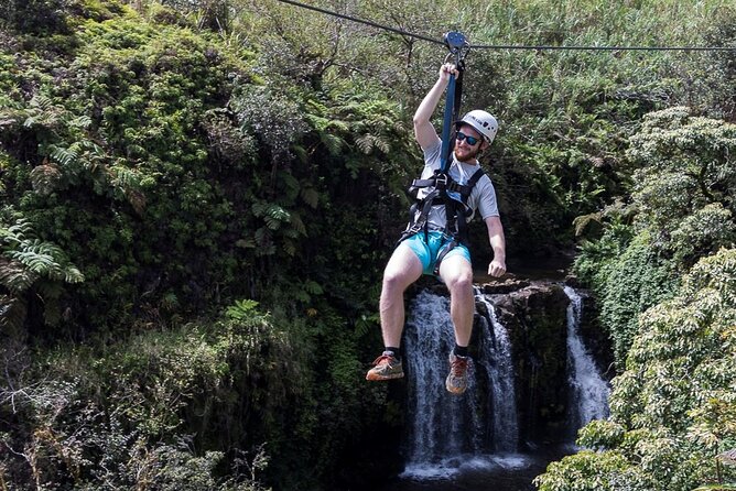 Big Island Zipline Tour Near Akaka Falls (250-ft Waterfall!) - Hawaiian farming stories between the flights