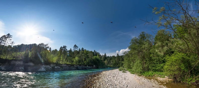 Bled: Europe's Longest Zipline Adventure over Dolinka River - The walk between platforms