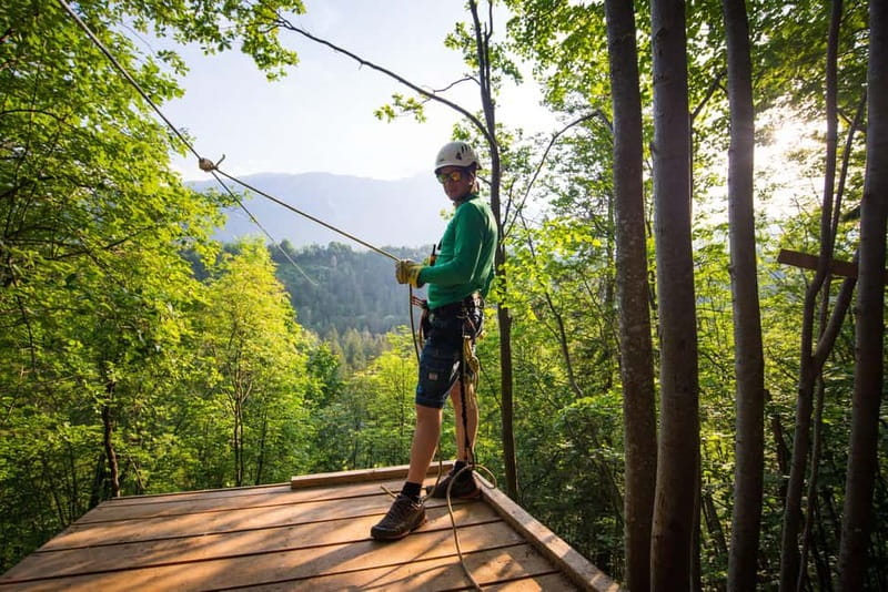 Bled: Europe's Longest Zipline Adventure over Dolinka River - What happens at Cesta svobode 1
