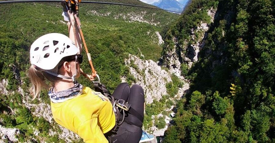 Bovec: Canyon Učja — The Longest Zipline Park in Europe - Ten flights through the Učja Valley
