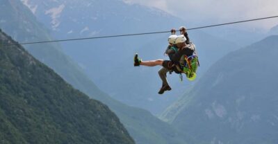 Bovec: Panoramic Zipline Tour