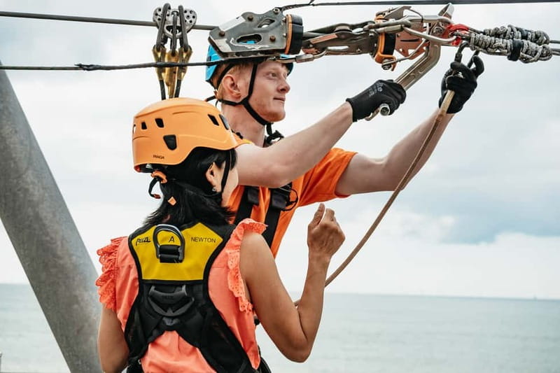 Brighton: Zip Wire Experience Ticket - The flight over Brighton beach