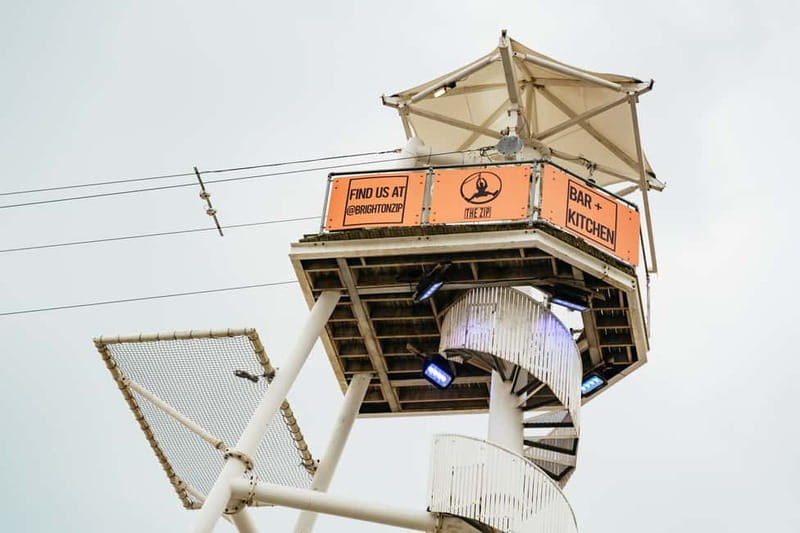 Brighton: Zip Wire Experience Ticket - Wind, rain, and Brighton weather