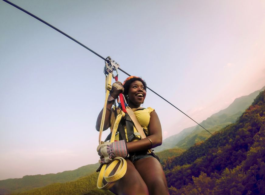 Bryson City: Mountaintop Zip Line Experience - Why the Mega Zip is the main event