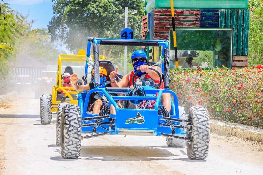 Buggy Ride, Zipline Splash & Waterfall Pool Combo with Lunch - The waterfall pool, with an important expectation
