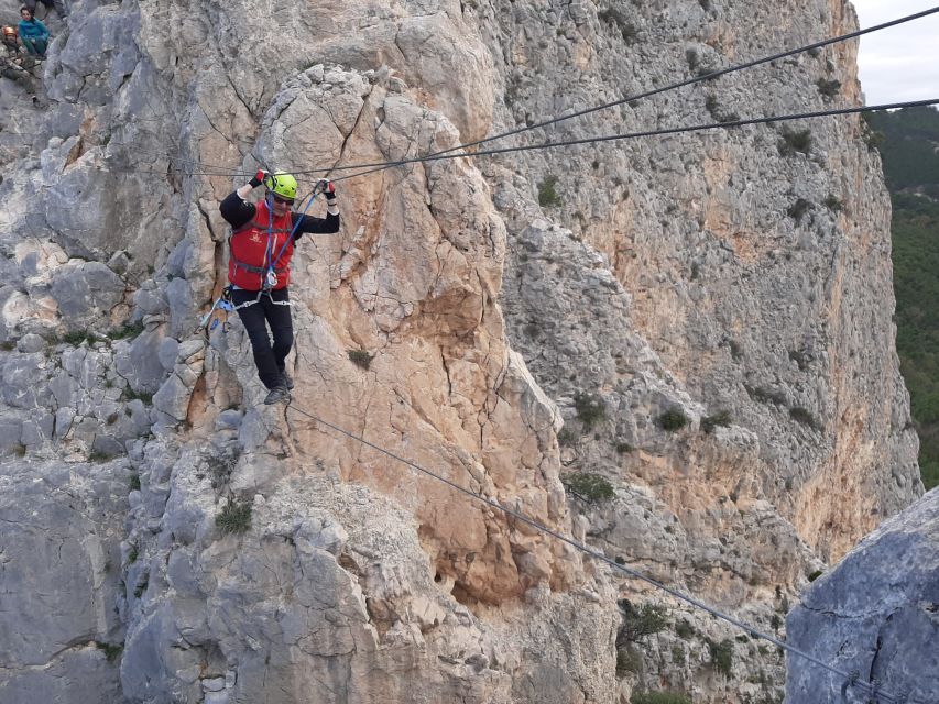 Caminito del Rey: Vía Ferrata Rappeling & Zip-Lining - The 30-meter zip-line