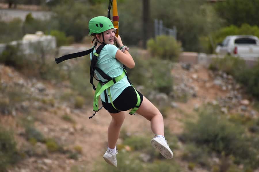 Camp Verde: Predator Zip Lines Guided Tour - Views beyond the park fences