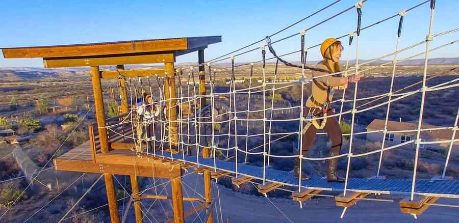 Camp Verde: Predator Zip Lines Guided Tour - The stairs are part of the workout