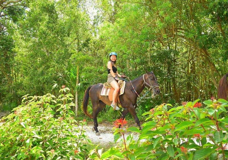 Cancun: Amazing Horseback Riding Tour, Cenote, Zipline & ATV - A calm start on horseback