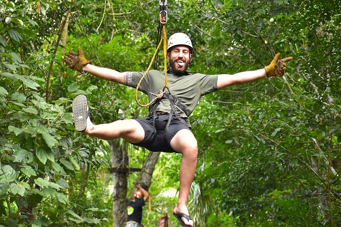 Cancun ATV Jungle Adventure, Ziplines, Cenote and Tequila Tasting - Cenote Verde Lucero and the freshwater swim