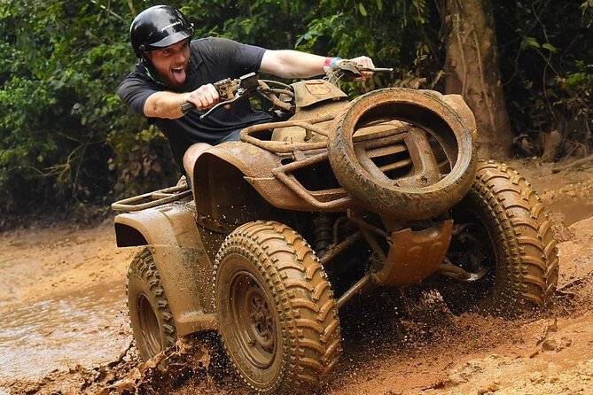 Cancun ATV Jungle Adventure, Ziplines, Cenote and Tequila Tasting - Tequila tasting and the regional snack