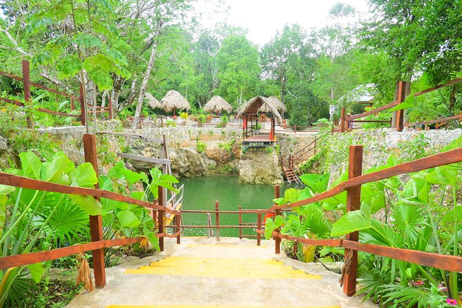Cancun ATV Tour with Zipline, Cenote & Transportation - Swimming in the natural cenote