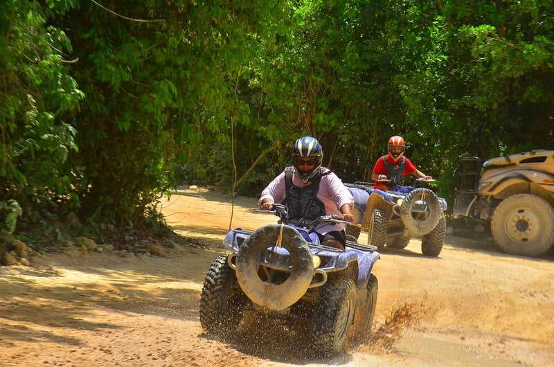 Cancun: ATV, Ziplines and Cenote Adventure in the Jungle - Cooling off in the cenote