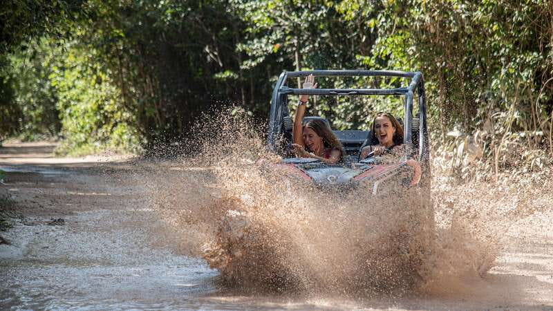 Cancun: ATV, Ziplines and Cenote Adventure in the Jungle - Six fast zip lines over the trees