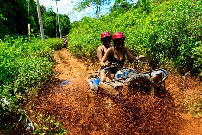 Cancun Best ATV Tour, Ziplines and Cenote Swim with Lunch - The ATV ride through La Ruta de los Cenotes