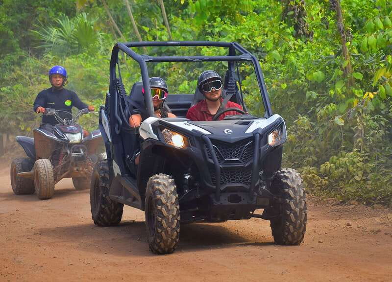 Cancún: Extreme Buggy Adventure with Ziplines & Cenote - Cooling off at Cenote Verde Lucero