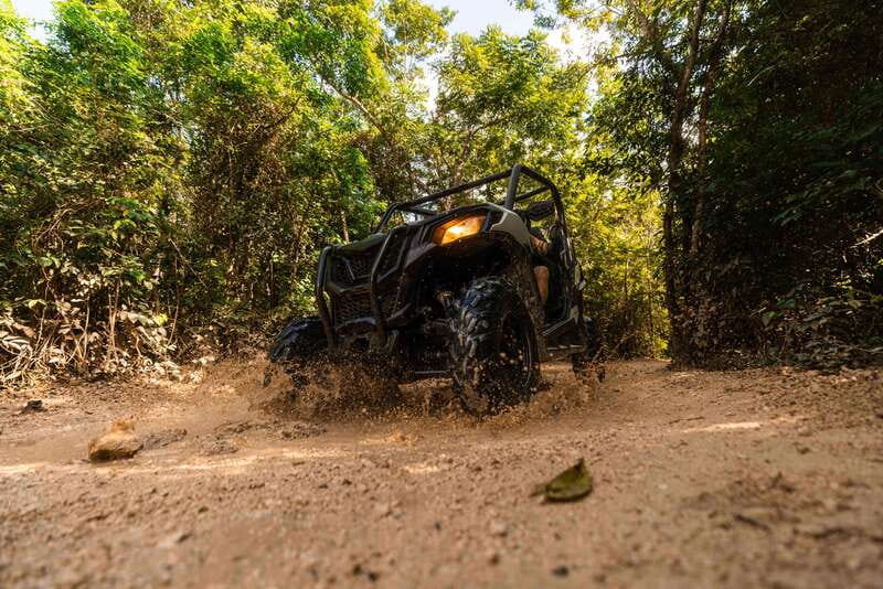 Cancún: Extreme Buggy Adventure with Ziplines & Cenote - The van ride from Cancún or the Riviera Maya