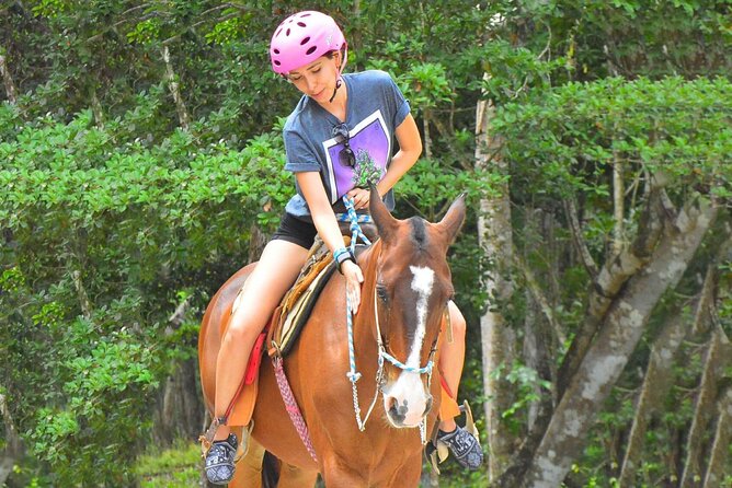 Cancun Horseback Riding, ATV, Ziplines, Cenote, Lunch and Drinks - ATV Riding With Safety Rules and Group Pacing