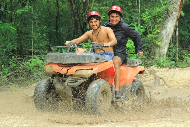 Cancun Jungle Adventure ATVs, Ziplines & Cenote Swim - Zip lines above the Mayan jungle