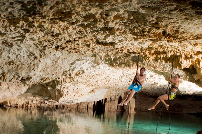 Cancun Jungle Tour: Tulum, Cenote Snorkeling, Ziplining, Lunch - What the cenote stop is really like