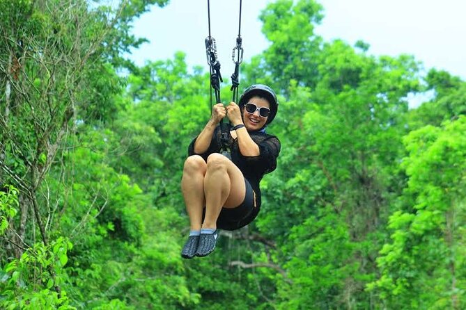 Cancun Mayan Pass: ATV, Cenote, Zipline, Transportation & Horses - Four ziplines and bridges, with a quick pace