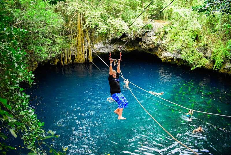 Cancun & Riviera Maya: ATV, Zipline, & Cenote Combo Tour - Cenote Verde Lucero and its cool freshwater