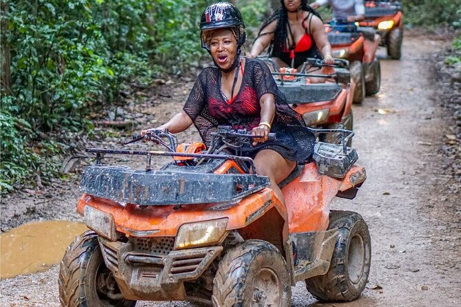 Cancun Wild Day: Zip Lines + ATVs + Cenote + Lunch - Zip lines and suspension bridges above the jungle