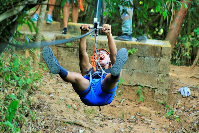 Canopy Zipline Tour in Puerto Vallarta. Best Price, Best Activity - The creek and restaurant after the ride