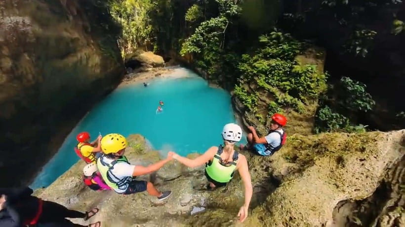 Cebu: Kawasan Falls Canyoneering Tour with Ziplining & Lunch - The 1,000-meter zipline above the canyon