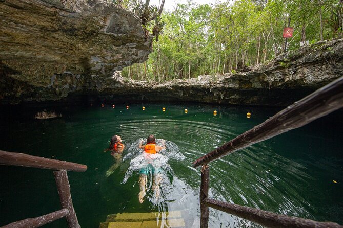 Cenote Tankah and Mayan Village Tour with Zipline, Canoes & Lunch - The ride from pickup to the jungle